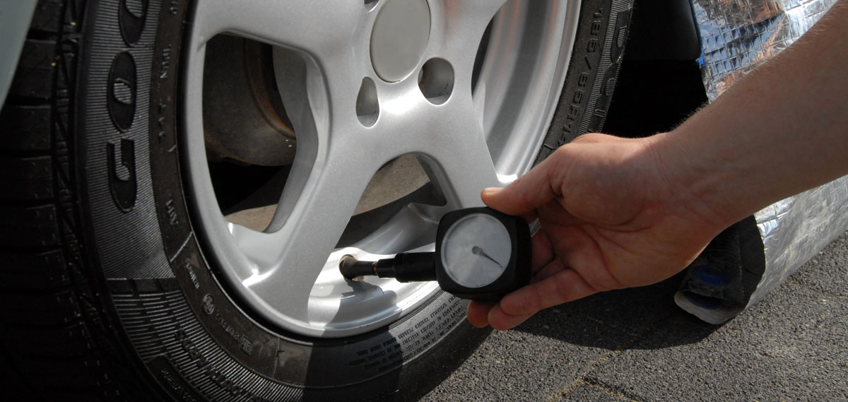 check tire pressure